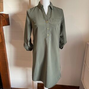 The Limited Green Dress